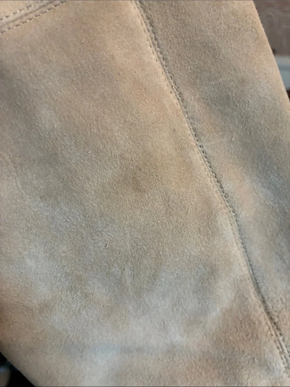 AGL Attilo Giusti Leombruni Beige Suede Thigh High heeled Boots- size 39
